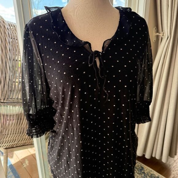 Lucky Brand Tops - LUCKY BRAND BLOUSE SIZE LARGE